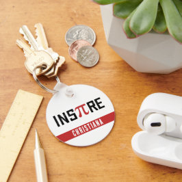 Aangepaste InsPire Pi-dag | Happy Pi day Wiskunde  Sleutelhanger