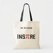 Aangepaste InsPire Pi-dag | Happy Pi day Wiskunde Tote Bag (Voorkant)