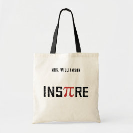 Aangepaste InsPire Pi-dag | Happy Pi day Wiskunde  Tote Bag