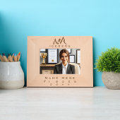 Aangepaste Inspirerend Abstracte Iceberg Line Art Gegraveerde Lijstjes