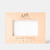 Aangepaste Inspirerend Abstracte Iceberg Line Art Gegraveerde Lijstjes (Voorkant)