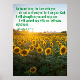 Aangepaste Inspirerend Bijbelvers Poster