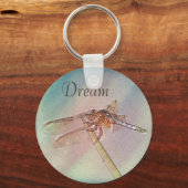Aangepaste Inspirerend dragonfly Sleutelhanger (Voorkant)