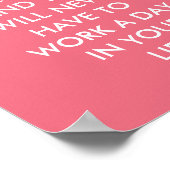 Aangepaste Inspirerend Gezegden Confucius citeert  Poster (Hoek)