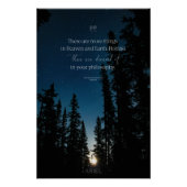 Aangepaste Inspirerend landschapsvermelding Perfect Poster (Voorkant)