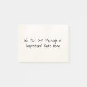 Aangepaste Inspirerend offertes,  Motivatie Post-it® Notes (Voorkant)