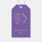 Aangepaste Inspirerend Paarse Gift Label Cadeaulabel (Voorkant)