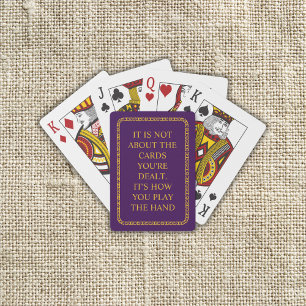 Aangepaste Inspirerend prijsopgave Pokerkaarten