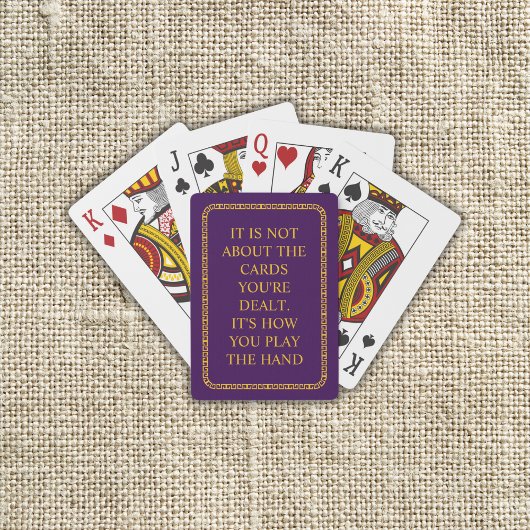 Aangepaste Inspirerend prijsopgave Pokerkaarten