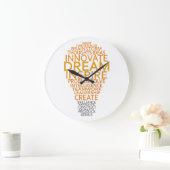 Aangepaste Inspirerend standaard wandklok in lamp (Huis)