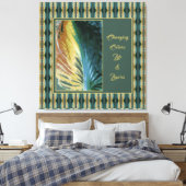 Aangepaste Inspirerend veranderende kleuren Autumn Canvas Afdruk (Insitu (Slaapkamer))