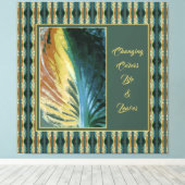 Aangepaste Inspirerend veranderende kleuren Autumn Canvas Afdruk (Insitu (Houten vloer))