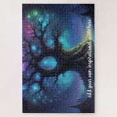 Aangepaste Inspirerende Citaat Fantasie Boom van L Legpuzzel (Verticaal)