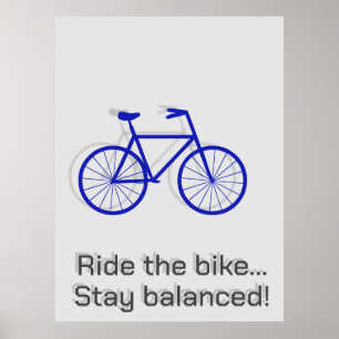 Aangepaste Inspirerende Levenslessen, Fiets Lijn K Poster