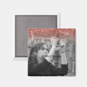 Aangepaste Instagram foto | Creëer Uw eigen glitte Magneet (Voorkant / Achterkant)