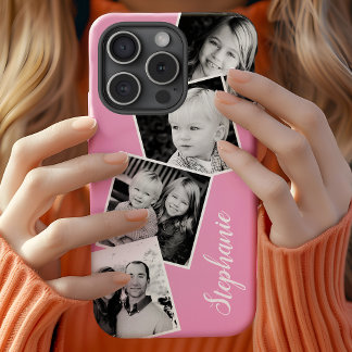 Aangepaste Instagram-fotocollage Gepersonaliseerde Case-Mate iPhone Case