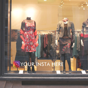 Aangepaste Instagram Gebruikersnaam venster auto d Raamsticker