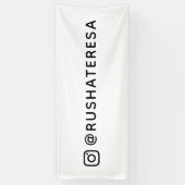 Aangepaste Instagram Social Media Branding Banner (Verticaal)