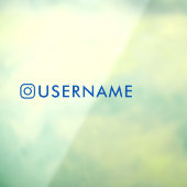 aangepaste instagram sticker voor auto raamsticker (Vel 3)