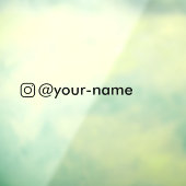 Aangepaste Instagram sticker voor auto venster sti (Vel 3)