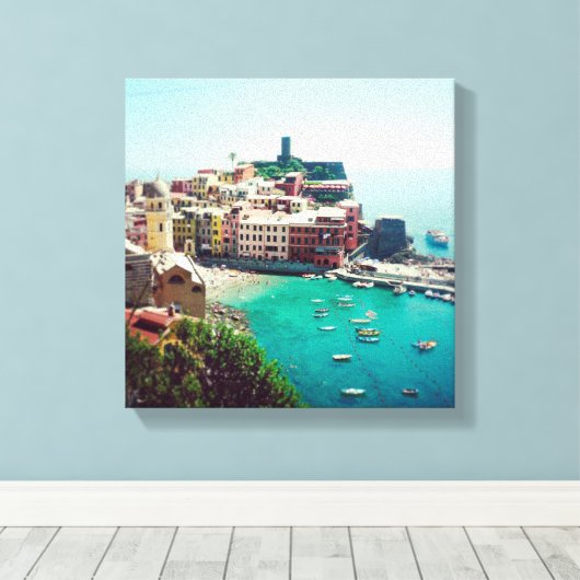 Aangepaste installagram Foto met omloop Canvas afd (Insitu (Houten vloer))