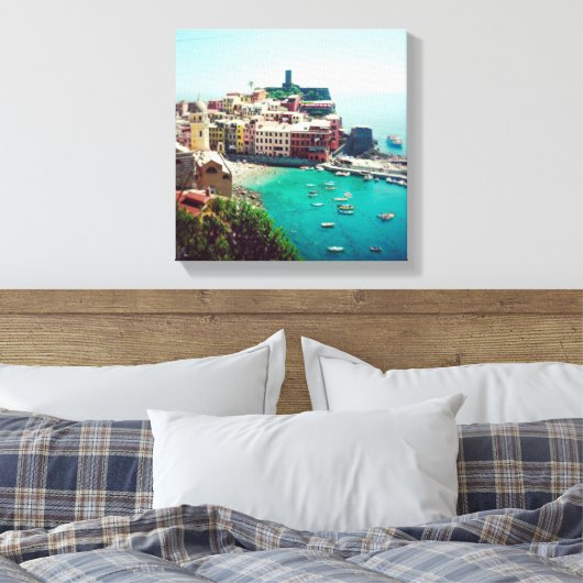 Aangepaste installagram Foto met omloop Canvas afd Afdruk (Insitu (Slaapkamer))