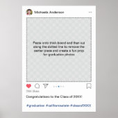 Aangepaste installatieschema-Afstuderen - Fotoprop Poster (Voorkant)