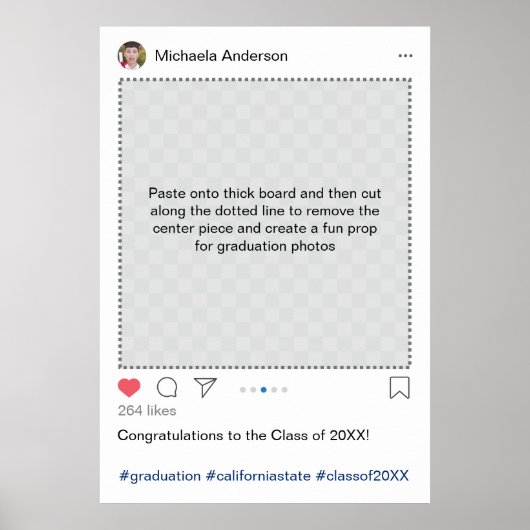 Aangepaste installatieschema-Afstuderen - Fotoprop Poster (Voorkant)