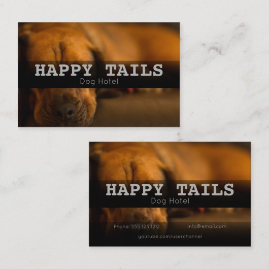 Aangepaste instapservice voor patentinstel visitekaartje (Voorkant / Achterkant)