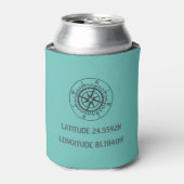 Aangepaste instelling voor Latitude en Lengtegraad Blikjeskoeler (Blikje Voorkant)