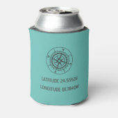 Aangepaste instelling voor Latitude en Lengtegraad Blikjeskoeler (Blikje Achterkant)