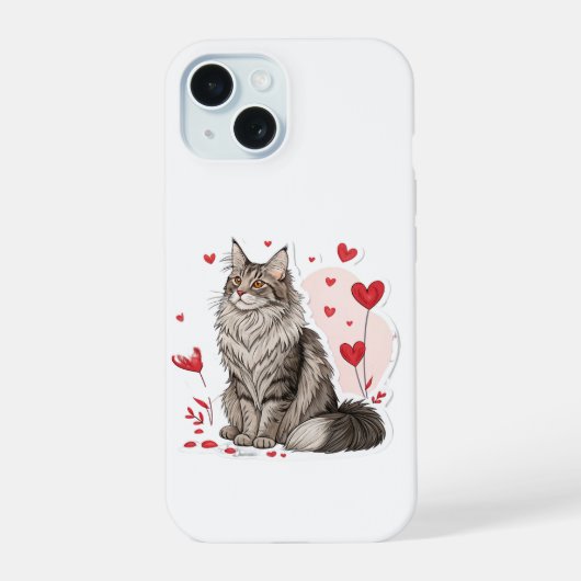 Aangepaste Inuit Art iPhone 15 Hoesje Nunavut Nede (Achterkant)