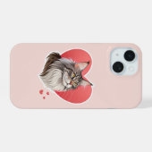 Aangepaste Inuit Art iPhone 15 Hoesje Nunavut Nede (Achterkant horizontaal)