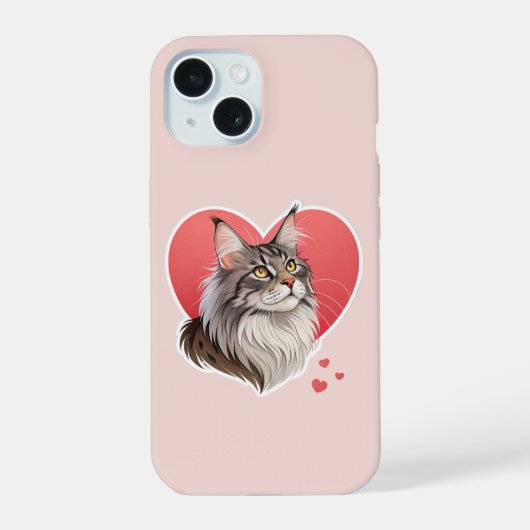 Aangepaste Inuit Art iPhone 15 Hoesje Nunavut Nede (Achterkant)