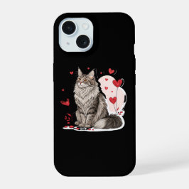 Aangepaste Inuit Art iPhone 15 Hoesje Nunavut Nede
