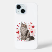 Aangepaste Inuit Art iPhone 15 Hoesje Nunavut Nede (Achterkant)