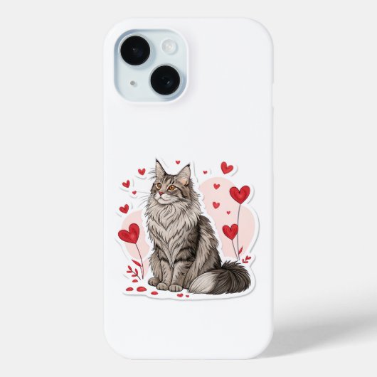 Aangepaste Inuit Art iPhone 15 Hoesje Nunavut Nede (Achterkant)