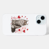 Aangepaste Inuit Kunst Iphone 15 Hoes Nunavut Cana (Achterkant (horizontaal))