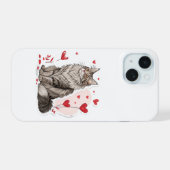 Aangepaste Inuit Kunst Iphone 15 Hoes Nunavut Cana Case (Achterkant horizontaal)