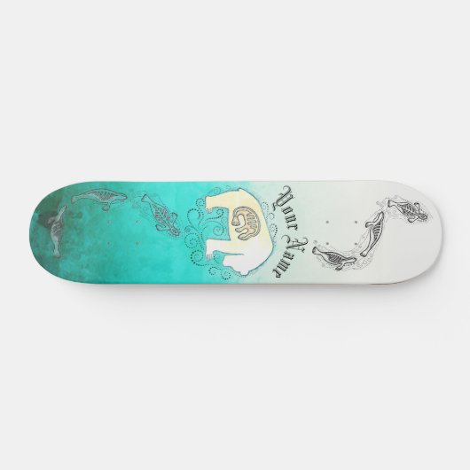 Aangepaste Inuit-zegels en poolBeer Persoonlijk Skateboard (Horizontaal)