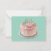 Aangepaste Inwisselbare Ticket Cadeau Viering Coup Notitiekaartje (Achterkant)