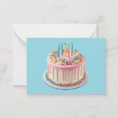 Aangepaste Inwisselbare Ticket Cadeau Viering Coup Notitiekaartje (Achterkant)