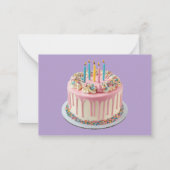 Aangepaste Inwisselbare Ticket Cadeau Viering Coup Notitiekaartje (Achterkant)