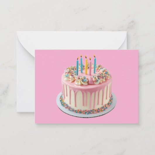 Aangepaste Inwisselbare Ticket Cadeaubon Feestelij Notitiekaartje (Achterkant)