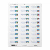 Aangepaste inzendingen van Snowmen-families Etiket (Full Sheet)