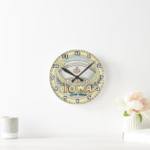 Aangepaste Iowa Nurse Clock Ronde Klok (Huis)