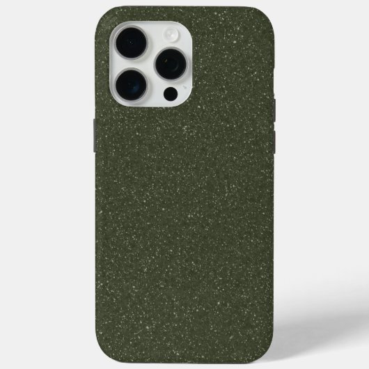 Aangepaste iPhone 15 Pro Max Hoesje – Moss Green T (Achterkant)