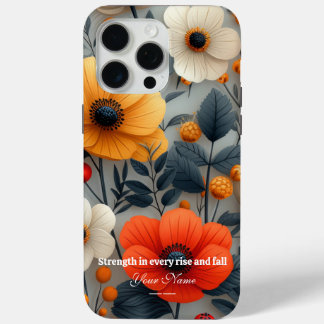 Aangepaste iPhone 15 Promax Hoesje met Vibrant Flo