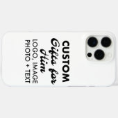 Aangepaste iPhone 16 Pro Max Slim Hoesje (Achterkant (horizontaal))