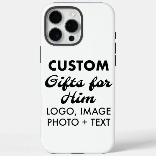 Aangepaste iPhone 16 Pro Max Stoere Hoesje (Achterkant)